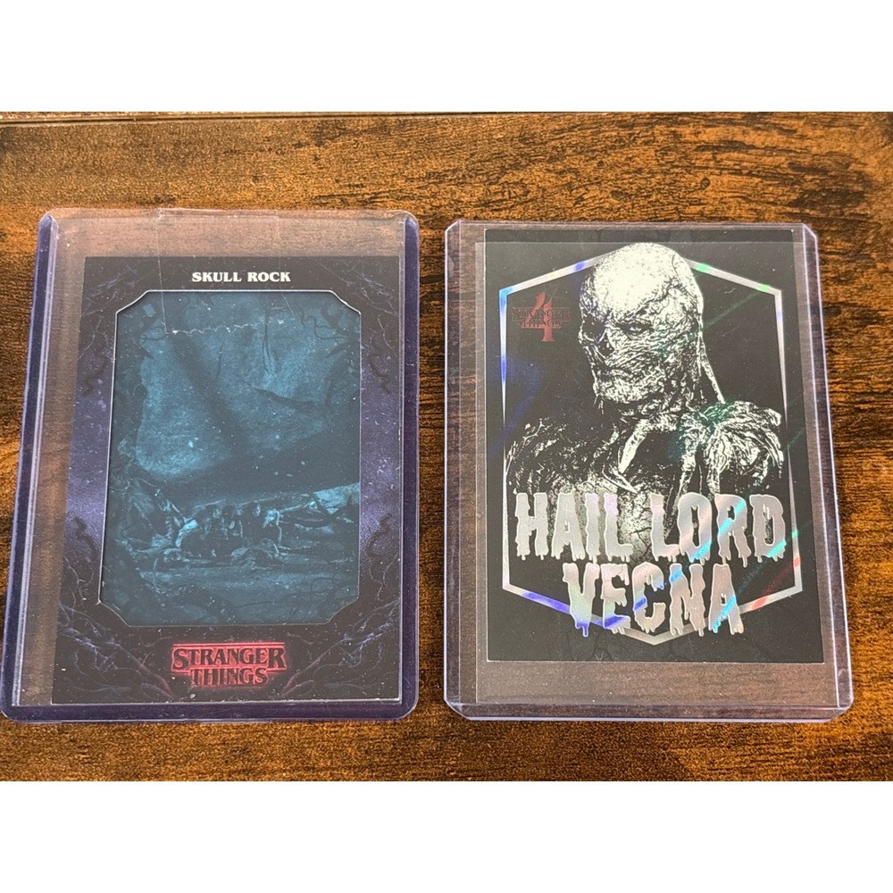 Stranger Things‎ 4 Zerocool Trading Cards Hail Lord Vecna LV-5 Skull Rock UD-4